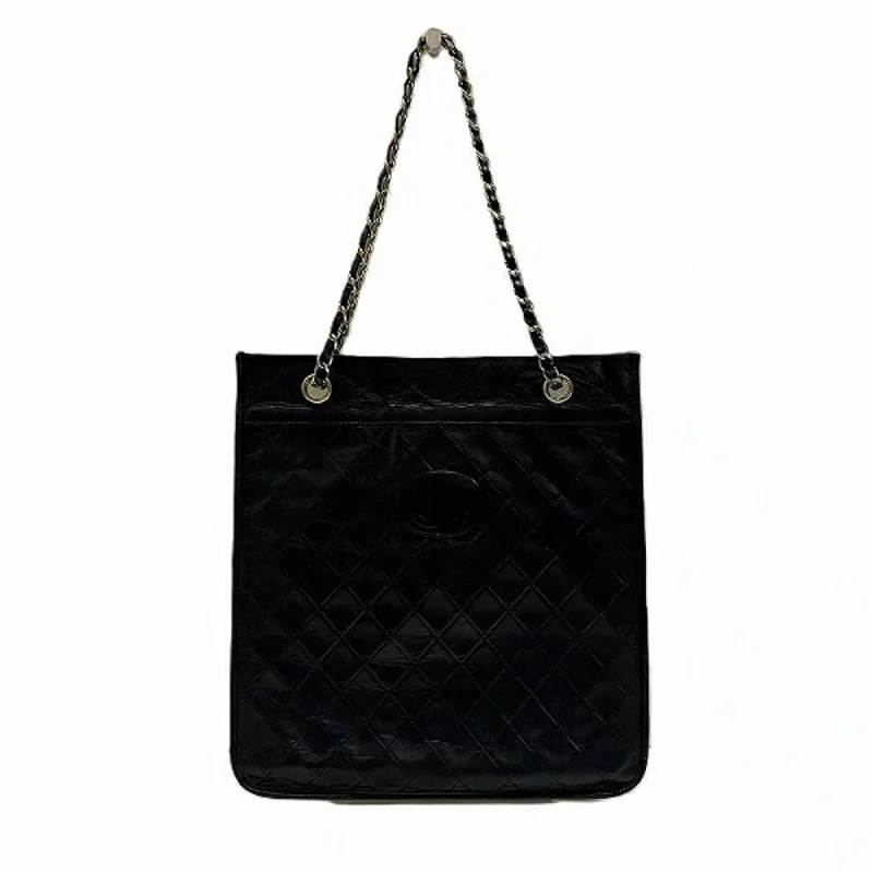 Trendy green tote bag-Chanel  Leather Tote Bag (Pre-Owned)