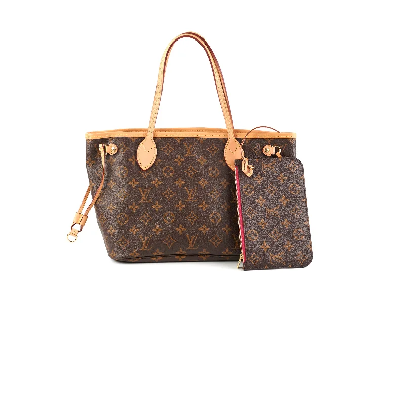 Classic white shoulder handbag-Louis Vuitton Neverfull PM Monogram