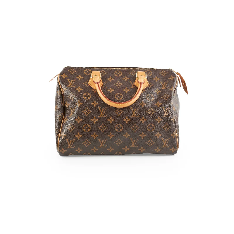 Classic yellow everyday handbag-Louis Vuitton Speedy 30 Monogram