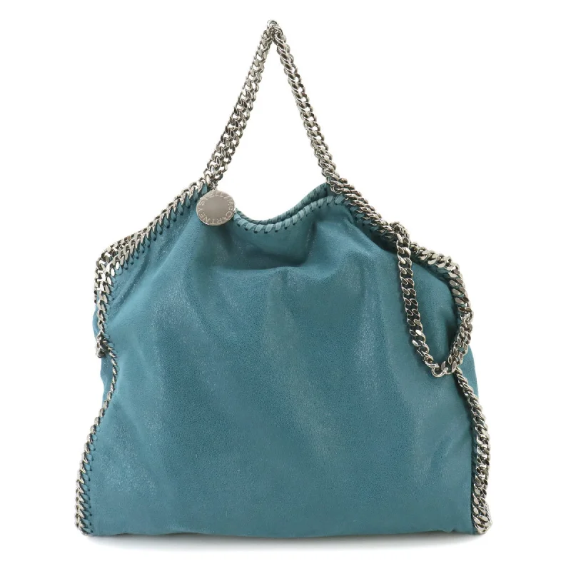 Compact teal tote bag-Stella Mccartney  Polyester Shoulder Bag Tote Bag (Pre-Owned)