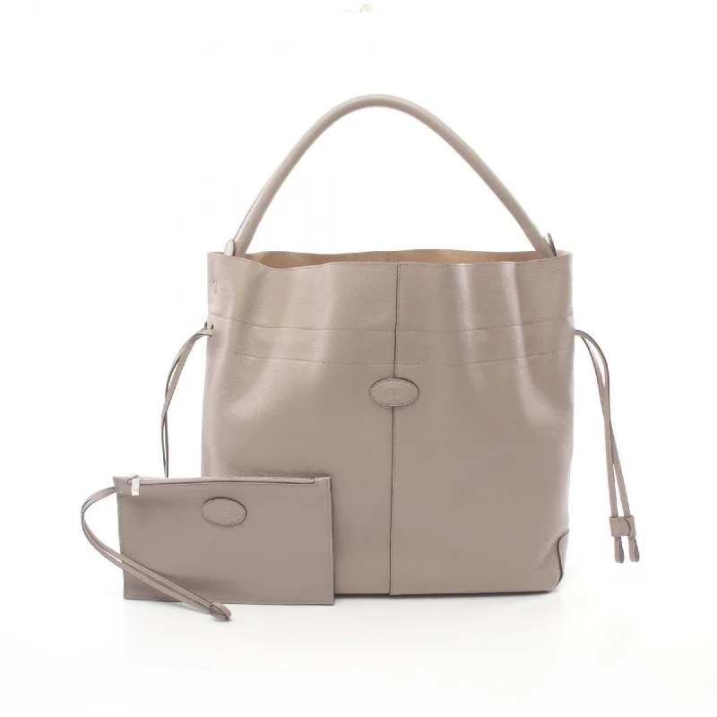 Casual beige tote bag-Tod's  Leather Tote Bag (Pre-Owned)