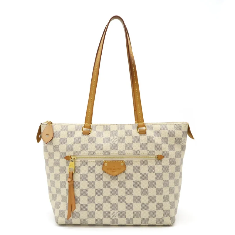 Casual beige tote bag-Louis Vuitton Damier Azur  Pvc Shoulder Bag Tote Bag (Pre-Owned)