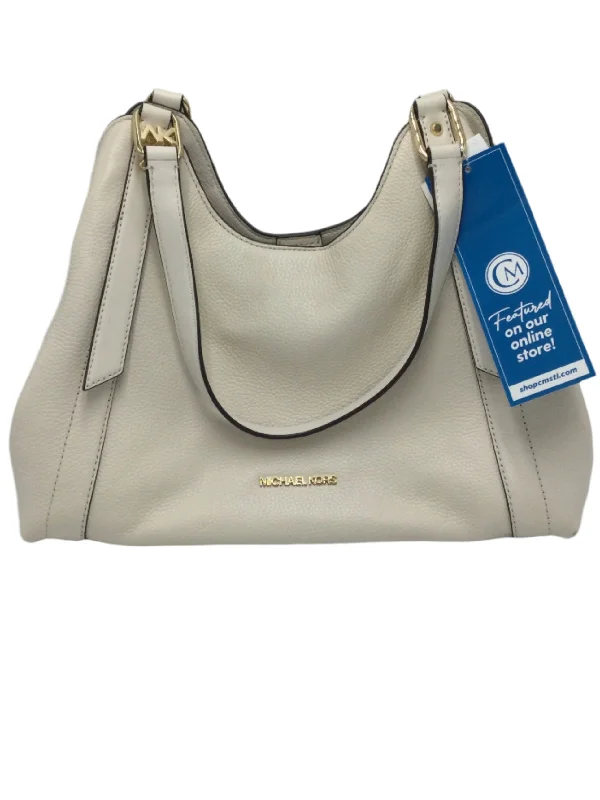 Eco-friendly tan recycled handbag-Handbag Designer By Michael Kors