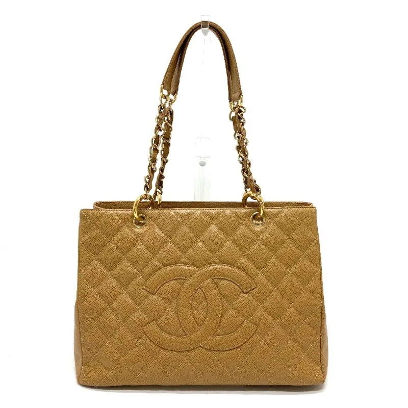 Compact white tote bag-Chanel  Leather Tote Bag (Pre-Owned)