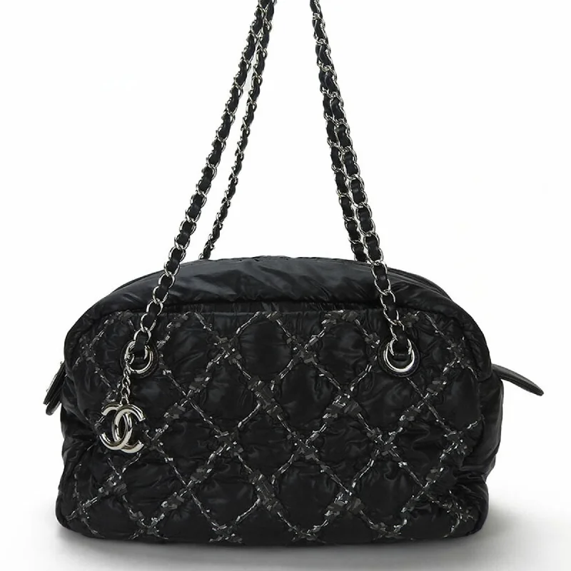 Beaded party tote bag-Chanel  Nylon Handbag Shoulder Bag Tote Bag (Pre-Owned)