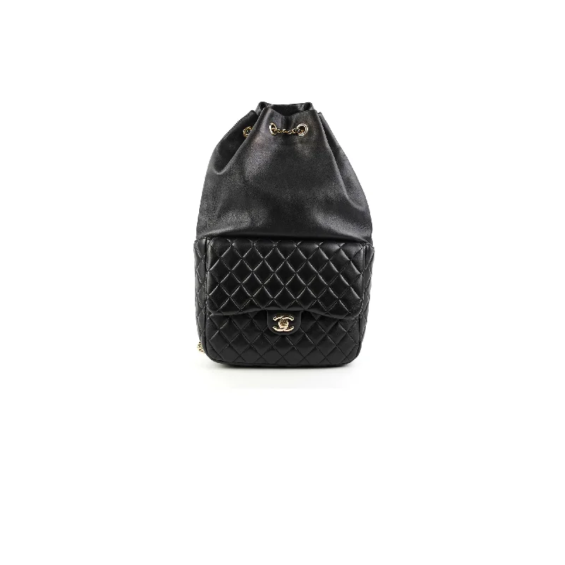 Modern grey geometric handbag-HOLD - Deal of The Week - Chanel Small Seoul Backpack Black