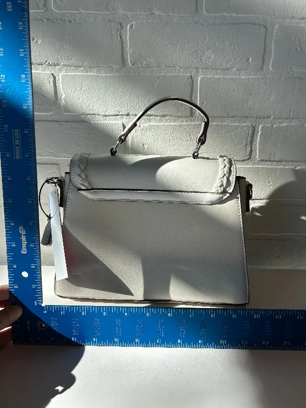 Premium white vegan handbag-Handbag By Bcbgeneration, Size: Medium