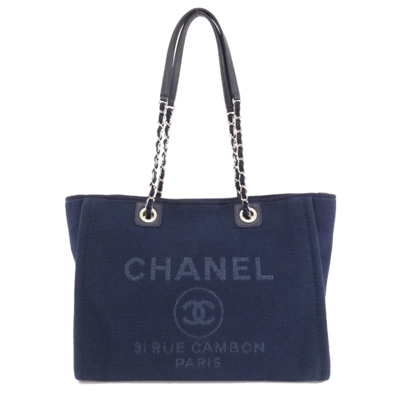 Everyday teal tote bag-Chanel  Canvas Tote Bag (Pre-Owned)