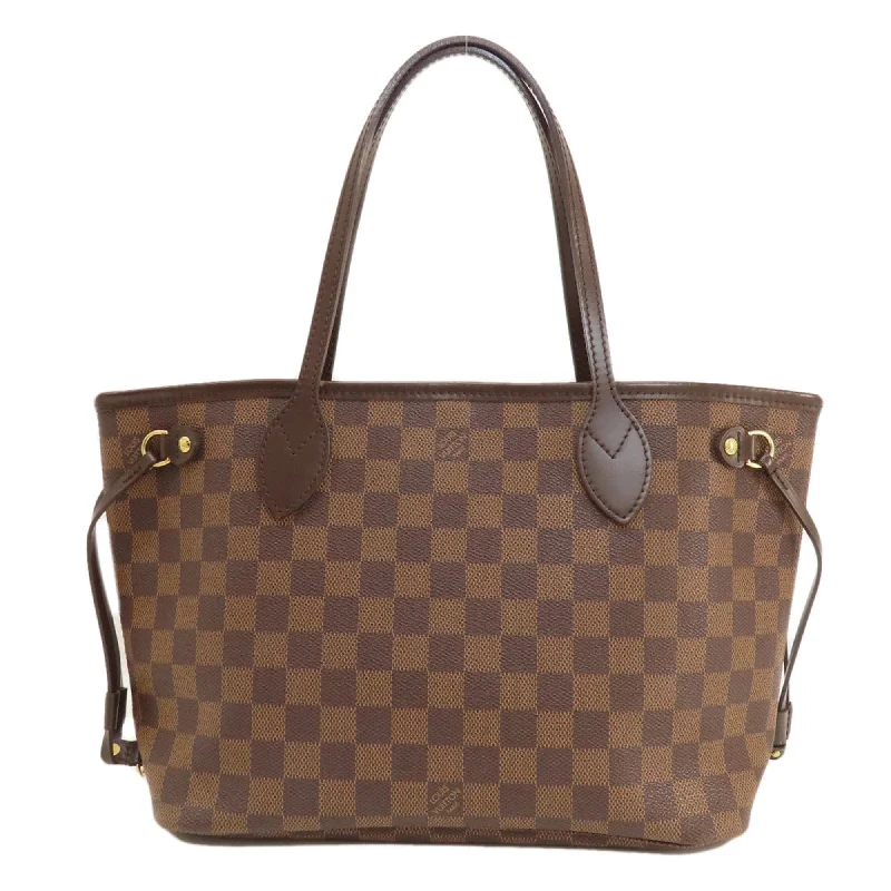 Elegant yellow tote bag-Louis Vuitton Damier Canvas Ebene Damier Canvas Tote Bag (Pre-Owned)