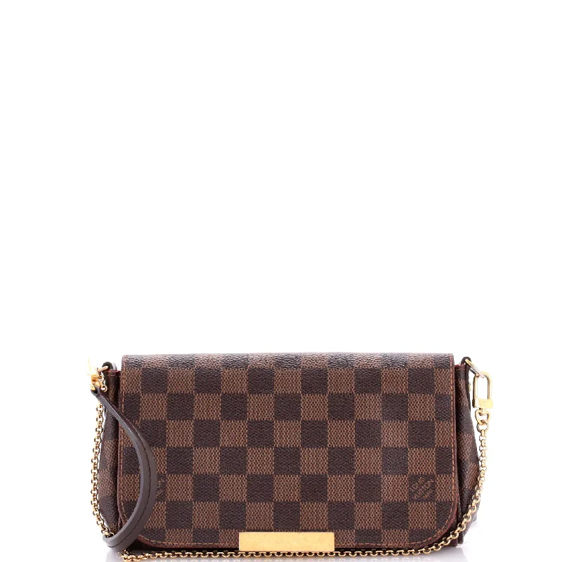 Durable beige crossbody bag-Favorite Handbag Damier PM