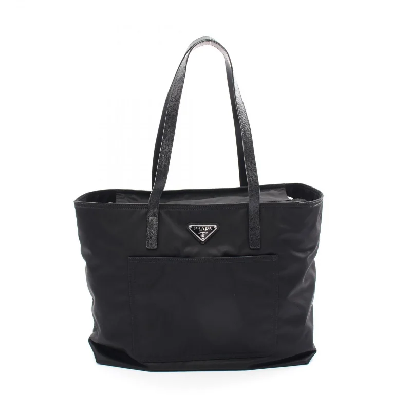 Everyday teal tote bag-Prada Saffiano  Nylon Leather Tote Bag