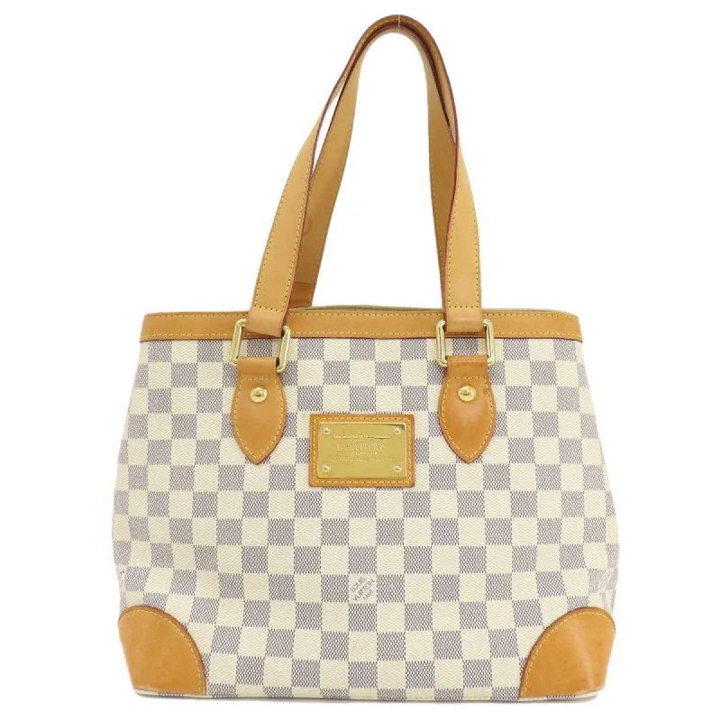 Festive purple tote bag-Louis Vuitton Azur Damier Canvas Damier Canvas Tote Bag (Pre-Owned)