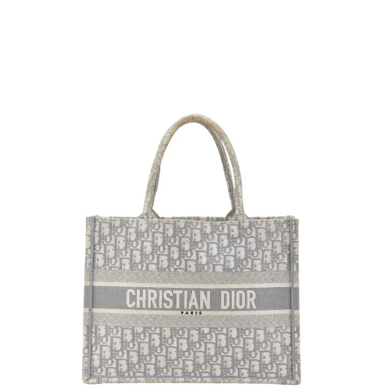 Compact denim everyday tote bag-Christian Dior   Canvas Handbag Tote Bag (Pre-Owned)