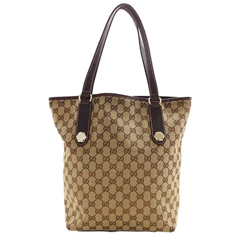 Medium emerald tote bag-Gucci  Gg Canvas Tote Bag (Pre-Owned)