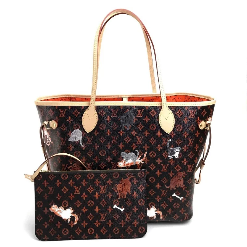 Bold geometric tote bag-Louis Vuitton  Marron Monogram Tote Bag (Pre-Owned)