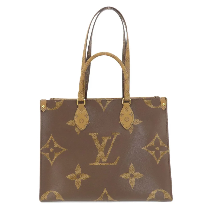 Bold leopard tote bag-Louis Vuitton  Monogram Reverse Tote Bag (Pre-Owned)