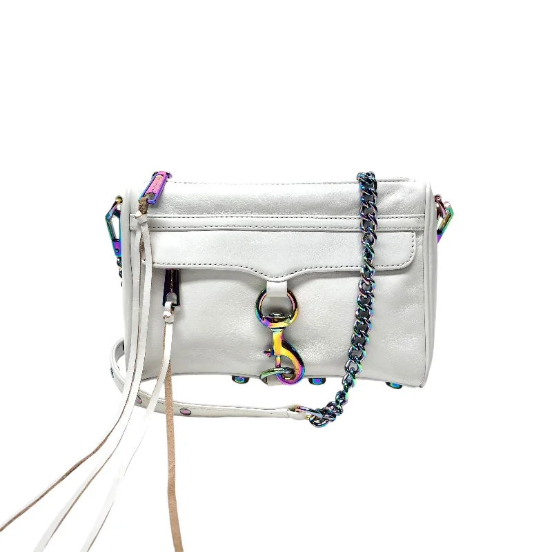 Casual white travel handbag-Crossbody Designer By Rebecca Minkoff, Size: Medium