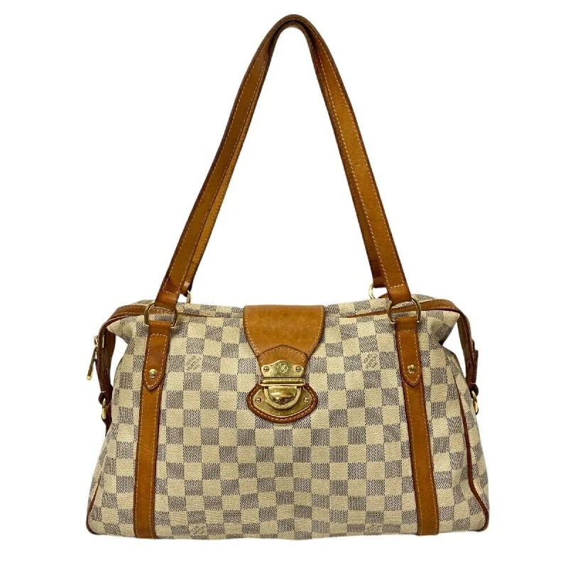 Handmade beige tote bag-Louis Vuitton Damier Azur  Damier Azur Tote Bag (Pre-Owned)