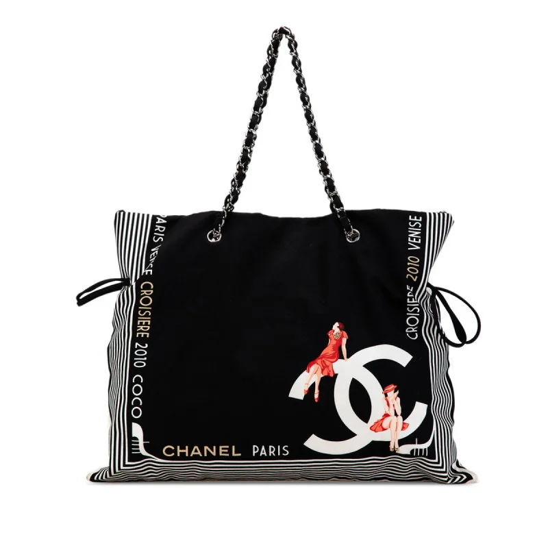 Durable corduroy tote bag-Chanel   Canvas Tote Bag (Pre-Owned)