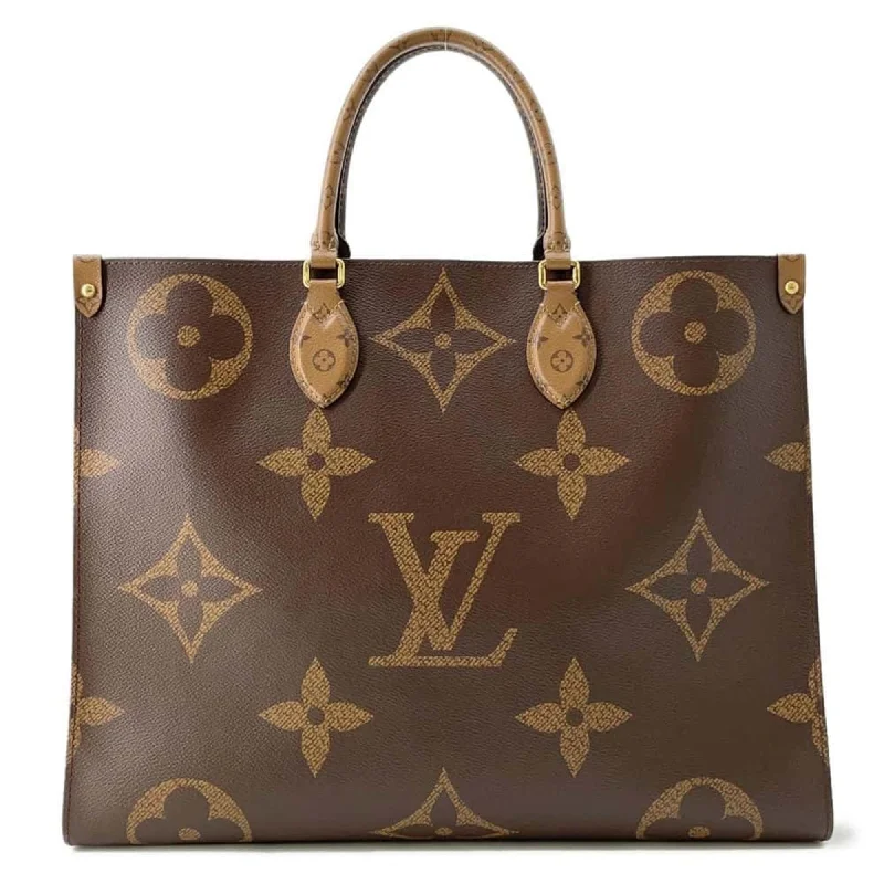 Eco-friendly teal tote bag-Louis Vuitton  Monogram Reverse Monogram Shoulder Bag Tote Bag (Pre-Owned)