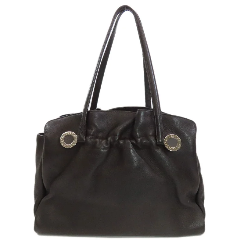 Medium suede casual tote bag-Bvlgari  Leather Tote Bag (Pre-Owned)