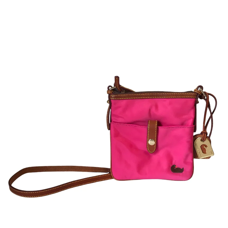 Premium purple vegan handbag-Crossbody Designer By Dooney And Bourke In Pink, Size:Medium