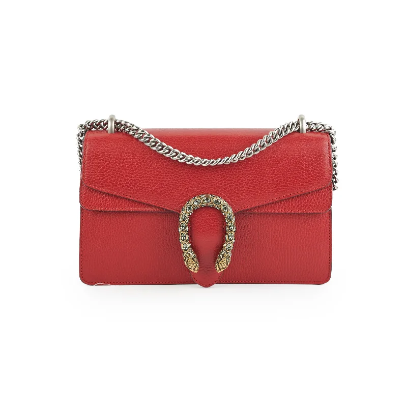 Trendy tan boho handbag-Gucci Dionysus Small Shoulder Red Bag