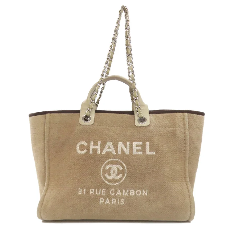 Eco-friendly red tote bag-Chanel  Canvas Tote Bag (Pre-Owned)