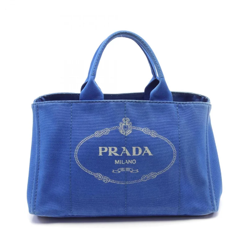 Casual beige tote bag-Prada  Canvas Tote Bag (Pre-Owned)