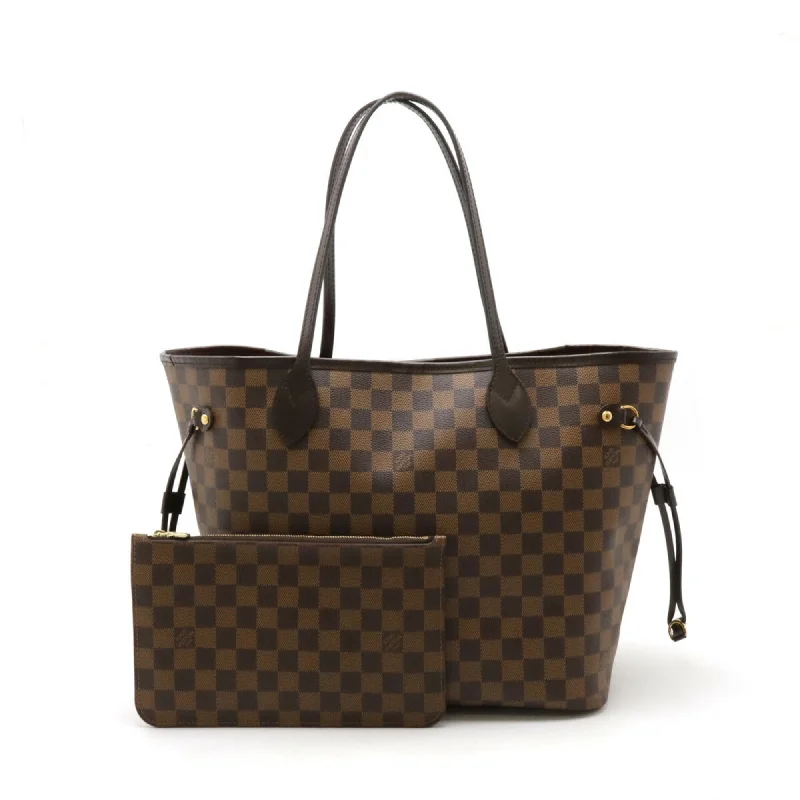 Oversized black tote bag-Louis Vuitton  Damier Canvas Pvc Pouch Shoulder Bag Tote Bag (Pre-Owned)