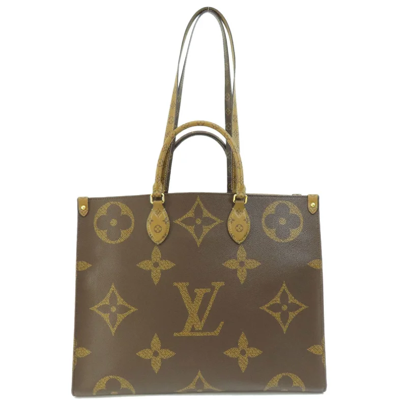 Oversized leather utility tote bag-Louis Vuitton  Monogram Reverse Tote Bag (Pre-Owned)