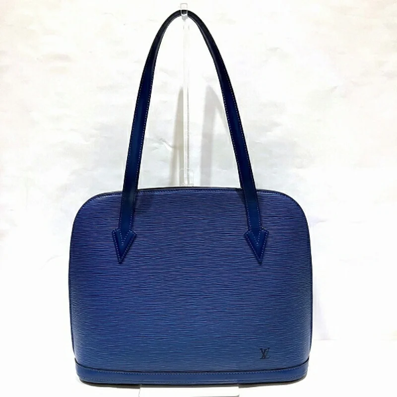 Casual blue tote bag-Louis Vuitton  Leather Shoulder Bag Tote Bag (Pre-Owned)