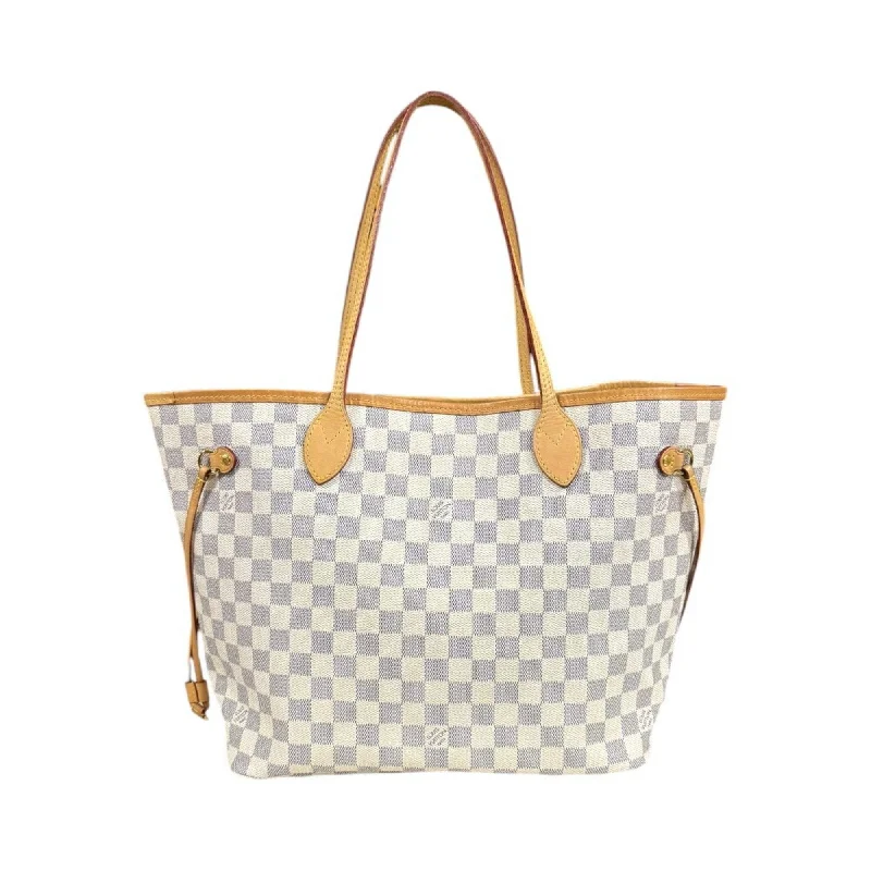 Bright yellow tote bag-Louis Vuitton  Damier Azur Tote Bag (Pre-Owned)