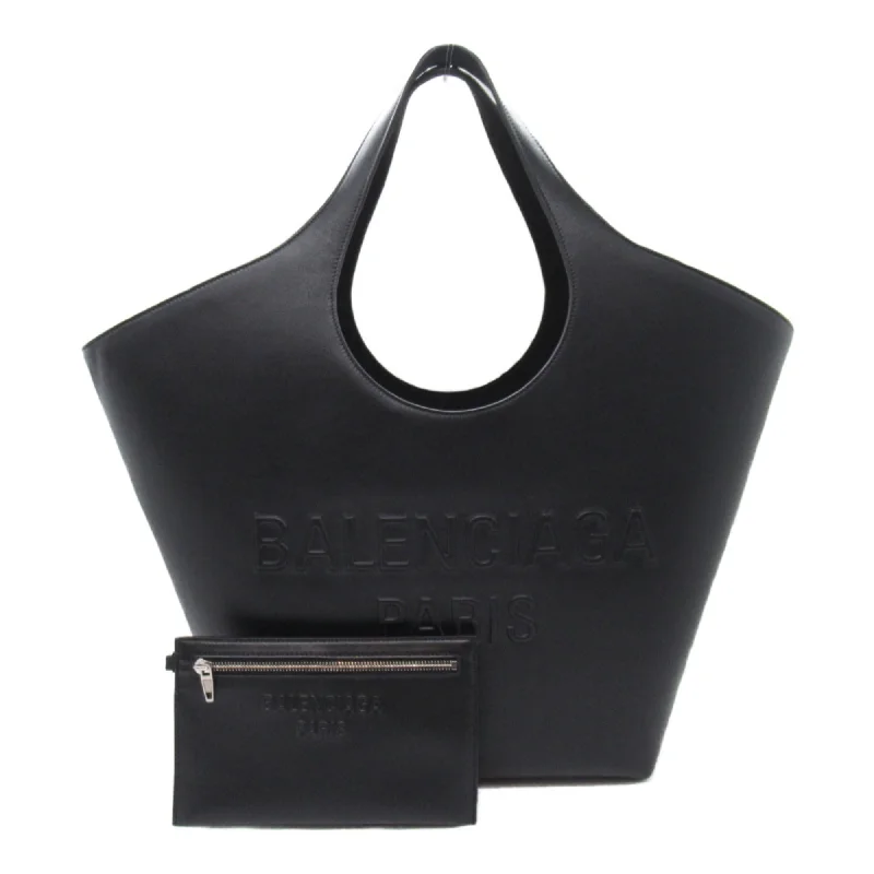 Minimalist green tote bag-Balenciaga  Leather Tote Bag