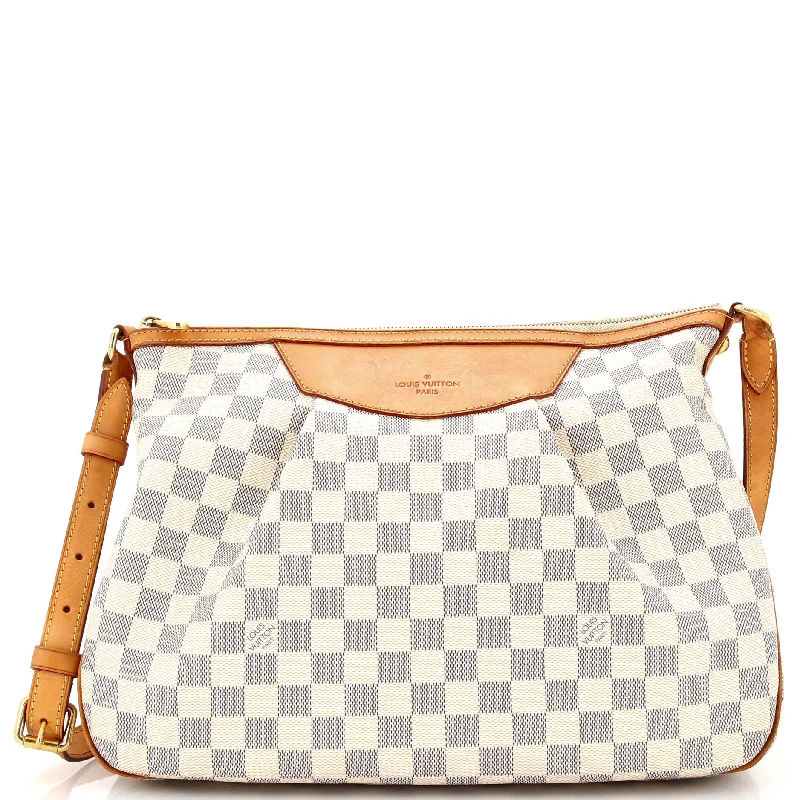 Durable grey crossbody bag-Siracusa Handbag Damier MM