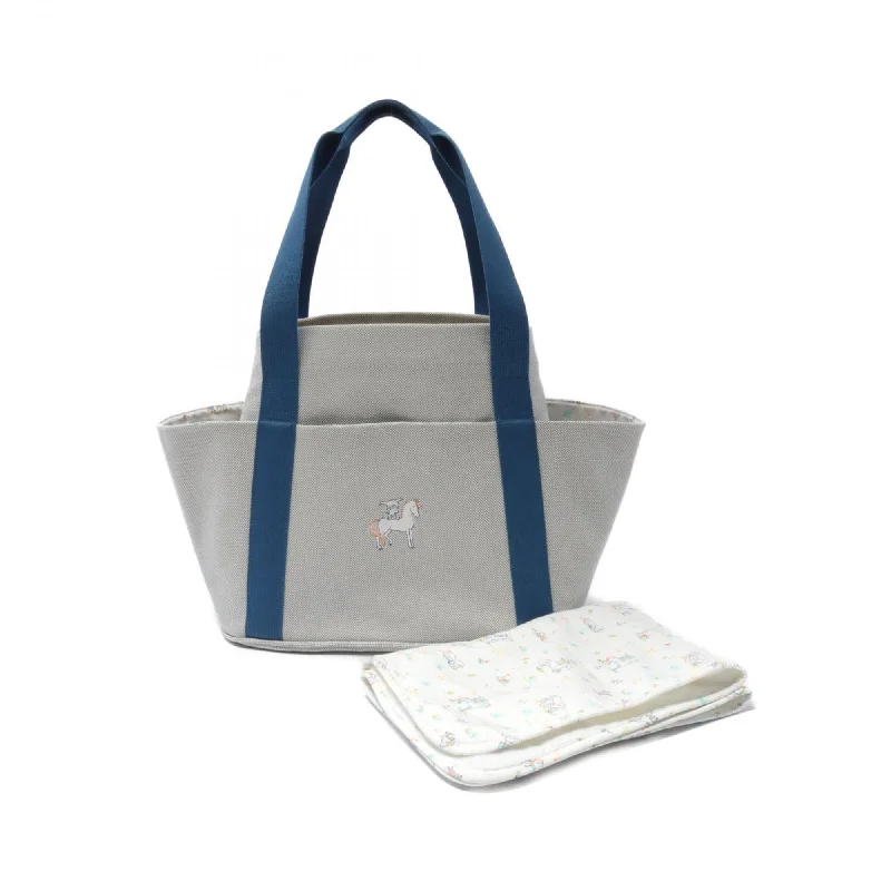 Soft blue tote bag-Hermes blue  Toile H Tote Bag (Pre-Owned)