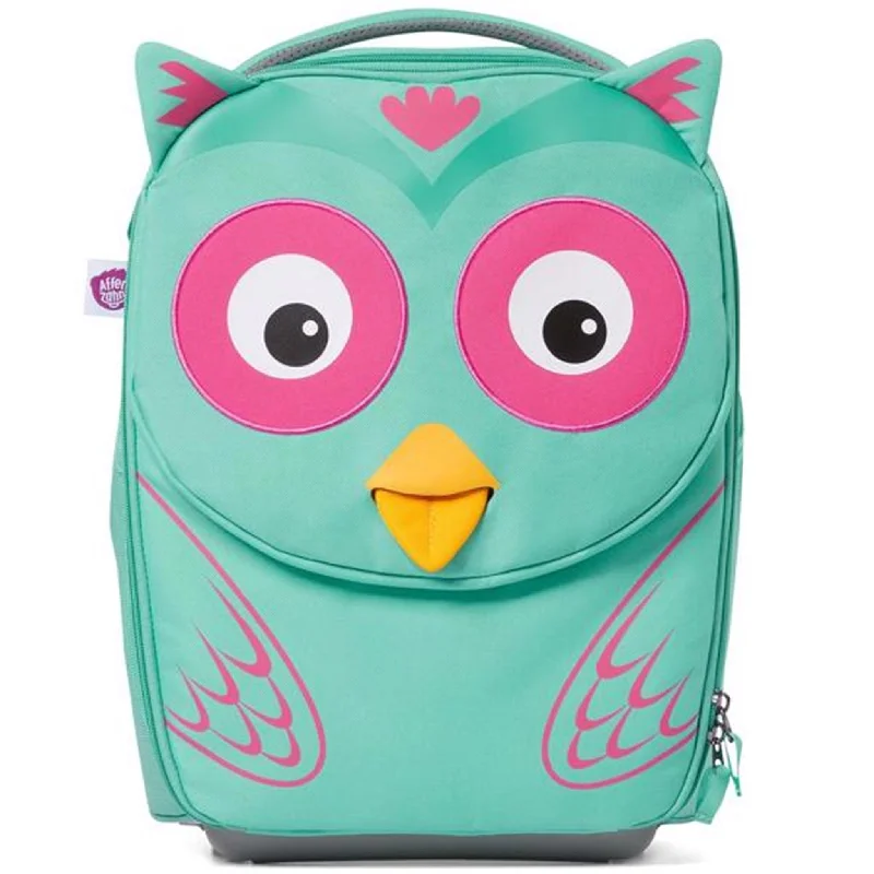 mid-range suitcase for weekend travel -Affenzahn Suitcase Olivia Owl