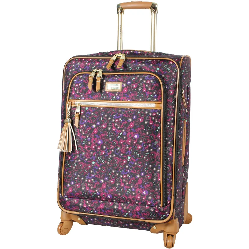 comfy suitcase for easy travel -Steve Madden Luggage Global 28" Spinner (Purple)