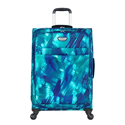 aged suitcase for classic style -Ricardo Beverly Hills Luggage Sea Cliff 29" Spinner Upright Suitcase, Watercolor Blue