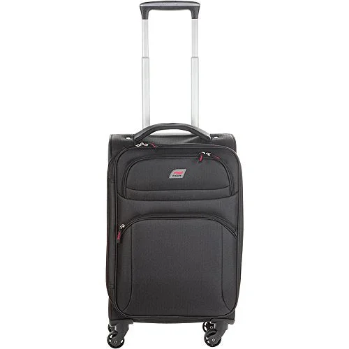 blue suitcase for calm trips -Andare Buenos Aires 20" 4 Wheel Spinner Upright (Black)