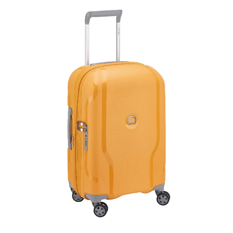 high-grade suitcase for lasting use -Delsey Suitcase, Yellow (Amarillo)