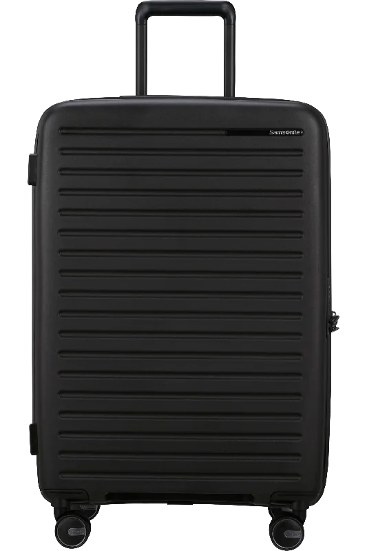 smooth suitcase for easy rolls -Samsonite Upscape Spinner 68 Medium Suitcase with expansion