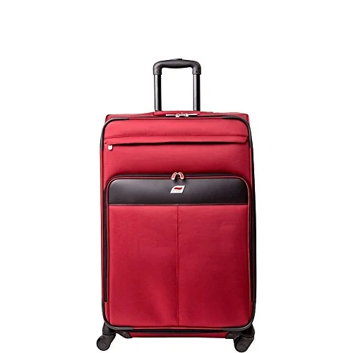 solo suitcase for lone travel -Andare Milan 28" 8 Wheel Spinner Upright (Burgundy)