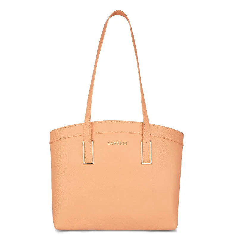 Festive tan crossbody bag-Caprese Cora Satchel Large Orange