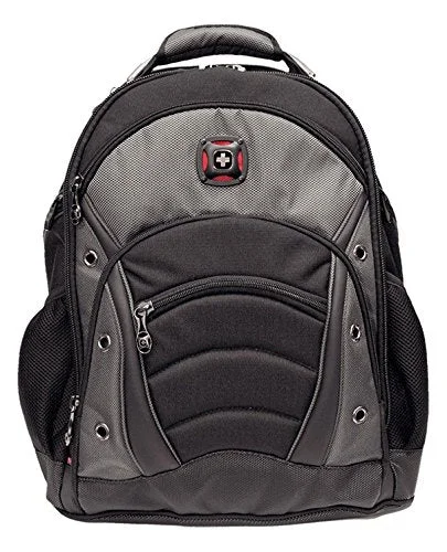 tough backpack for rugged trips -Wenger Synergy Backpack, Gray (Ga-7305-14F00)