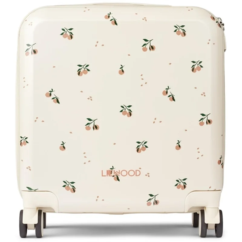 grip suitcase for easy carry -Liewood Hollie Hardcase Suitcase Peach Sea Shell