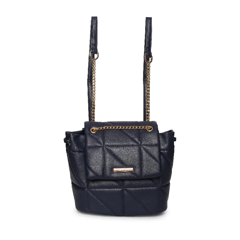 Travel black crossbody bag-Caprese Veleriya Sling Small Navy