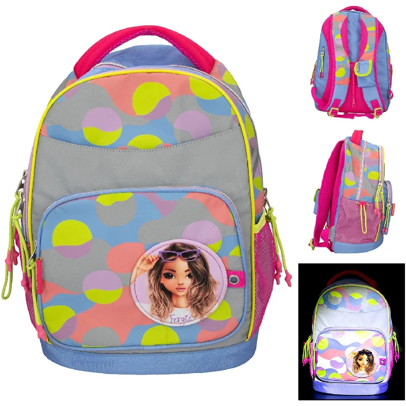 pink backpack for playful travel -TOPModel School Backpack Flash