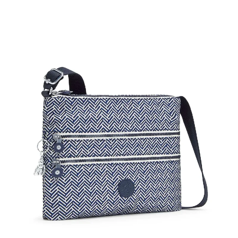 Oversized teal crossbody bag-Kipling Alvar Crossbody Bag - Urban Chevron