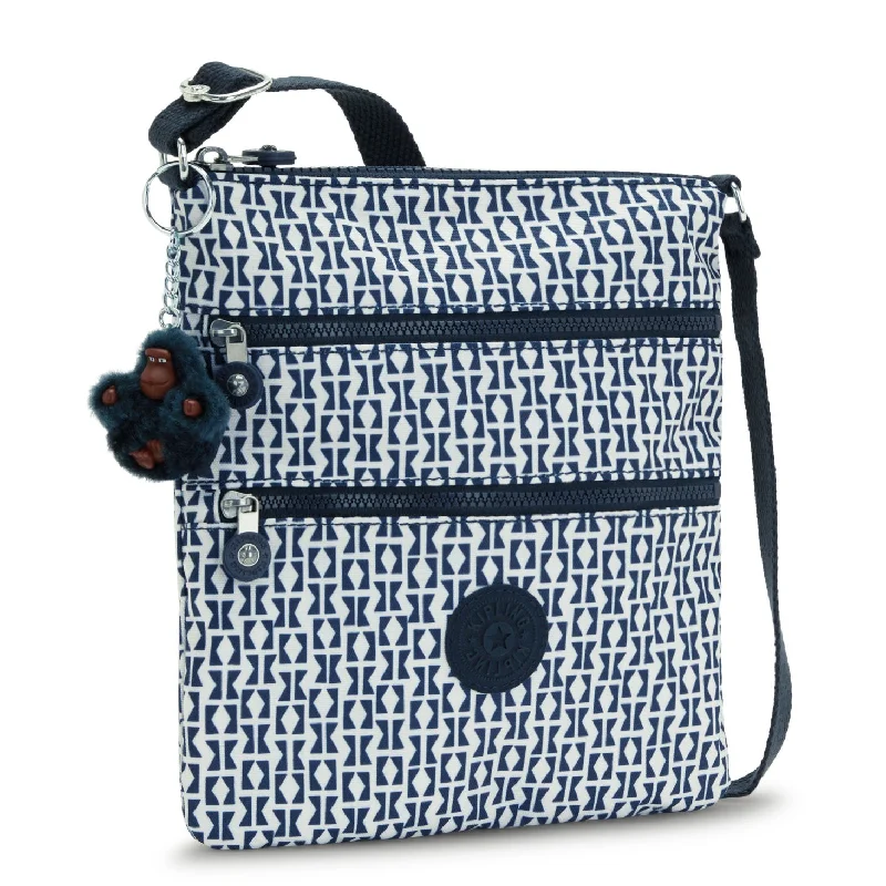 Everyday blue crossbody bag-Kipling Keiko Printed Crossbody Mini Bag Artisinal